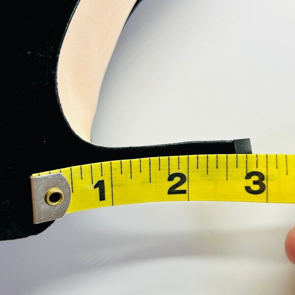 Lauren Ralph Lauren Lizie Velvet Ankle Boot Size 11B Suede Leather Black - Picture 15 of 16